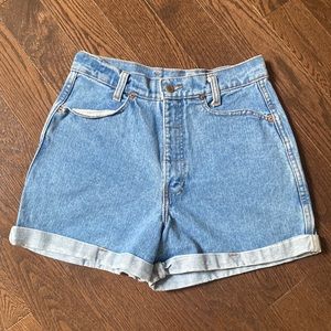 High Waisted Vintage Denim Shorts